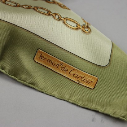 Vintage Schal Must de Cartier Seide Frankreich