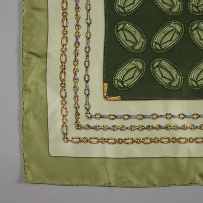 Vintage Schal Must de Cartier Seide Frankreich