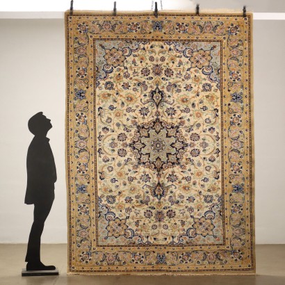 Mud Carpet Wool Big Knot Iran