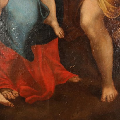 arte, arte italiana, pittura antica italiana,Dipinto con Madonna con Bambino San Gi,Madonna con Bambino San Giovannino e ,Madonna con Bambino San Giovannino e ,Madonna con Bambino San Giovannino e