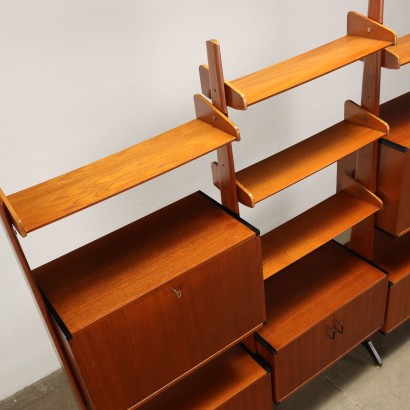Bücherregal Teak Italien 1960er