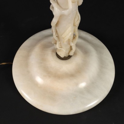 Floor Lamp Art Déco Alabaster Italy 1930s-1940s