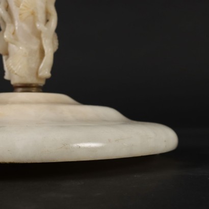Floor Lamp Art Déco Alabaster Italy 1930s-1940s
