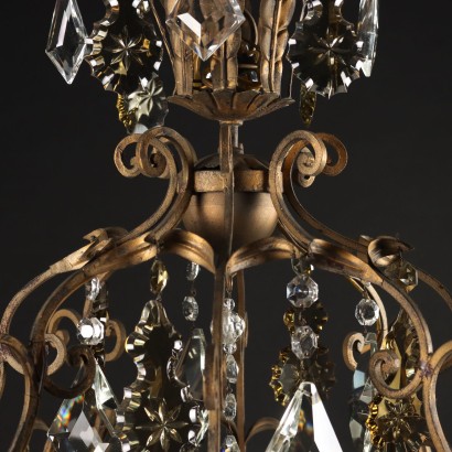 antiquariato, lampadario, antiquariato lampadari, lampadario antico, lampadario antico italiano, lampadario di antiquariato, lampadario neoclassico, lampadario del 800,Lampadario in Metallo Dorato
