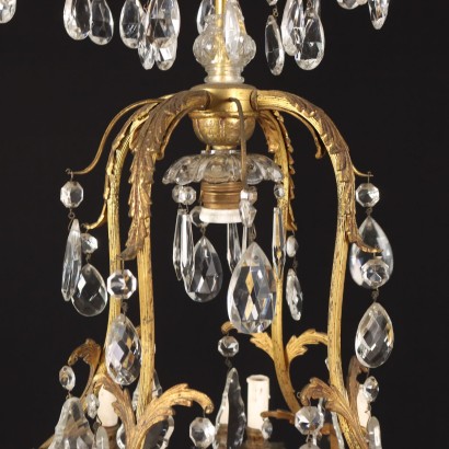 Chandelier Bronze Italy XX Century