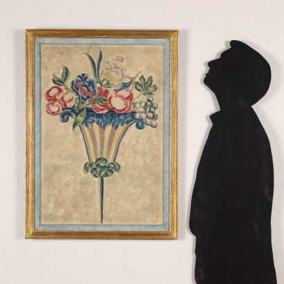 arte, arte italiana, pittura antica italiana,Ricamo con Composizione di Frutta e Fi,Composizione con frutta e fiori,Anonimo ,Anonimo ,Anonimo ,Anonimo ,Anonimo
