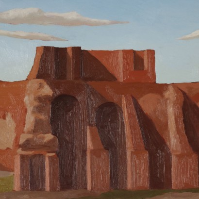 P. Fiorentino Huile sur Toile Italie 1993