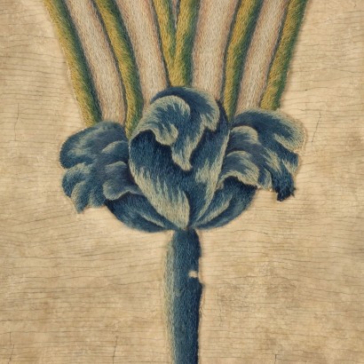 arte, arte italiana, pittura antica italiana,Ricamo con Composizione con Frutta e F,Composizione con frutta e fiori