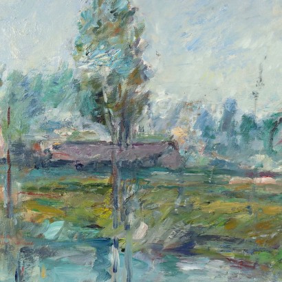 arte, arte italiana, pittura novecento italiana,Dipinto con Paesaggio Lombardo di Ezio%2,Ezio Pastorio,Dipinto con Paesaggio Lombardo di Ezio%2,Dipinto con Paesaggio Lombardo di Ezio%2,Dipinto con Paesaggio Lombardo di Ezio%2