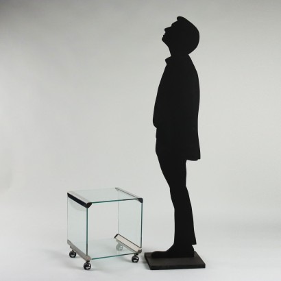 Chariot de Service George Gallotti & Radice Verre Italie
