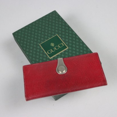 Portefeuille Rouge Gucci Vintage