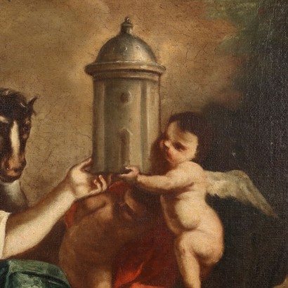 The Allegory of Europe Oil on Canvas Italy XVIII Century