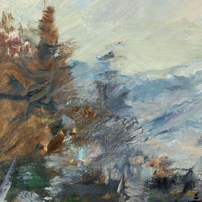 E. Pastorio Oil on Canvas Italy XX Century