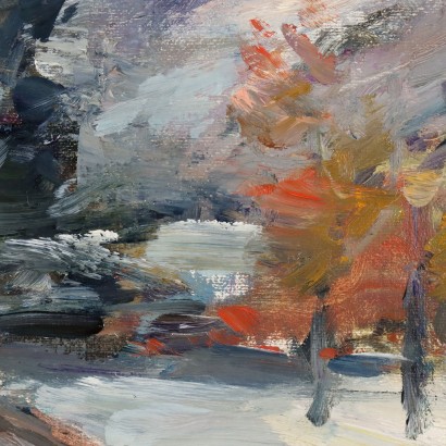 E. Pastorio Oil on Canvas Italy XX Century