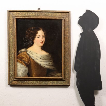 Adlige Dame Ölgemälde auf Leinwand des XVI Jhd