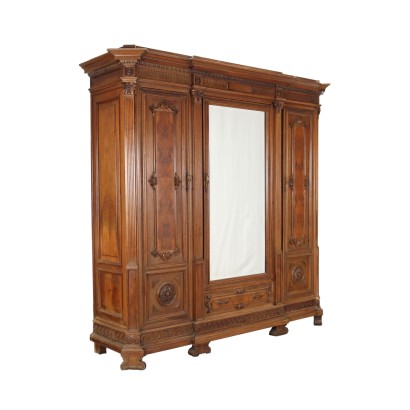 antiquariato, armadio, antiquariato armadio, armadio antico, armadio antico italiano, armadio di antiquariato, armadio neoclassica, armadio del 800,Armadio in Stile Neorinascimento