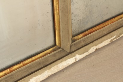 antiquités, miroirs, miroir, peuplier de style néo-gothique, miroir, épinette, 1880, 800, Italie, miroir de peuplier, épinette miroir, miroir 800, 800 antique, antiques, antique Aspen sapin