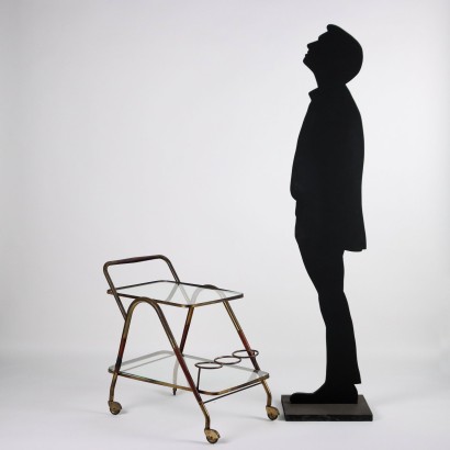 modernariato, modernariato di design, carrello di servizio, carrello di servizio modernariato, carrello di servizio di modernariato, carrello di servizio italiano, carrello di servizio vintage, carrello di servizio anni '60, carrello di servizio design anni 60,Carrello Anni 50