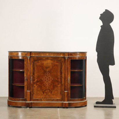 Buffet Victorien en Noyer Angleterre XIXe-XXe Siècle