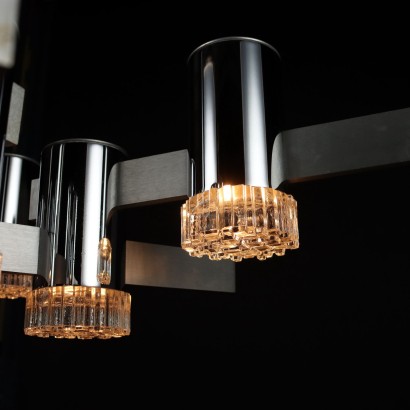 modernariato, modernariato di design, lampadario, lampadario modernariato, lampadario di modernariato, lampadario italiano, lampadario vintage, lampadario anni '60, lampadario design anni 60,Lampada Anni 60-70