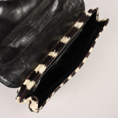 Sac à Main Vintage Cuir Poney Italie Années 1960