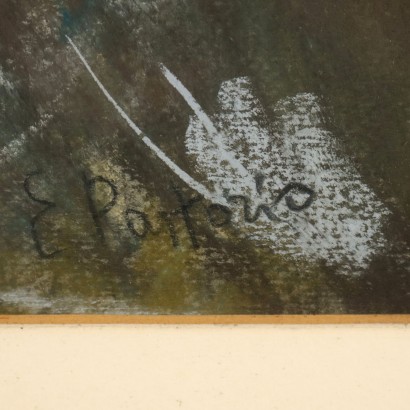 arte, arte italiana, pittura novecento italiana,Dipinto Ritratto femminile di Ezio Pasto,Ezio Pastorio,Ezio Pastorio