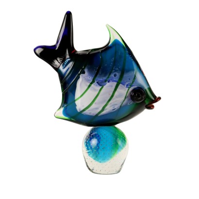 Pesce Scultura in Vetro di Murano