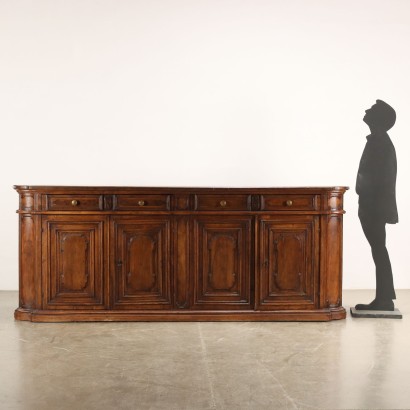 Buffet en Style Noyer Italie XXe Siècle