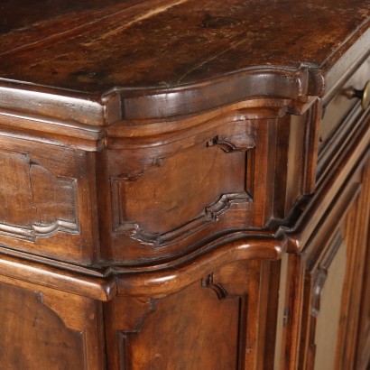 Buffet en Style Noyer Italie XXe Siècle