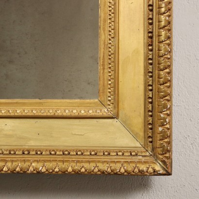 antiquariato, specchiera, antiquariato specchiera, specchiera antica, specchiera antica italiana, specchiera di antiquariato, specchiera neoclassica, specchiera del 800 - antiquariato, cornice, antiquariato cornice, cornice antica, cornice antica italiana, cornice di antiquariato, cornice neoclassico, cornice del 800,Specchiera Dorata in Stile