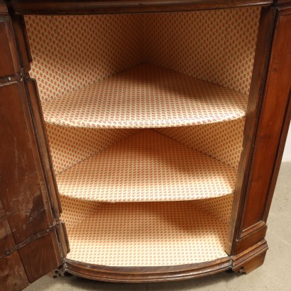 antiquités, meuble d'angle, meubles d'angle antiques, meuble d'angle antique, meuble d'angle italien antique, meuble d'angle antique, meuble d'angle néoclassique, meuble d'angle du XIXe siècle, meuble d'angle baroque à double corps