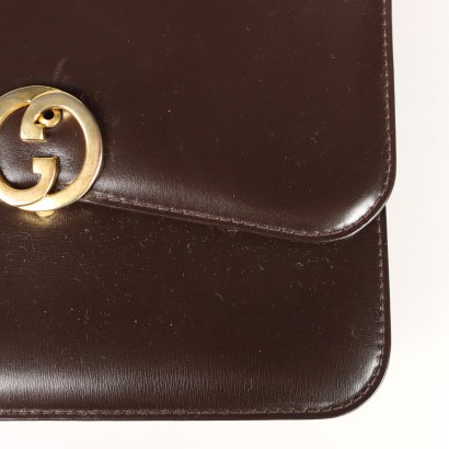 Sac Vintage Gucci Cuir Italie Années 1960