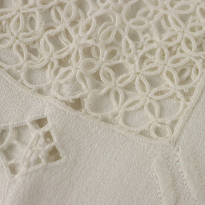 Nappe avec 9 Napperons Lin Italie XXe Siècle
