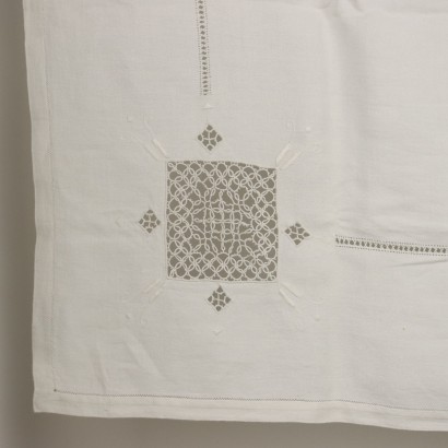 Nappe avec 9 Napperons Lin Italie XXe Siècle