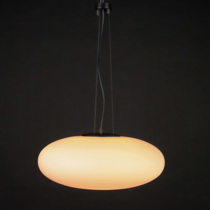 Vintage Deckenlampe Glas Italien der 1960er Jahre