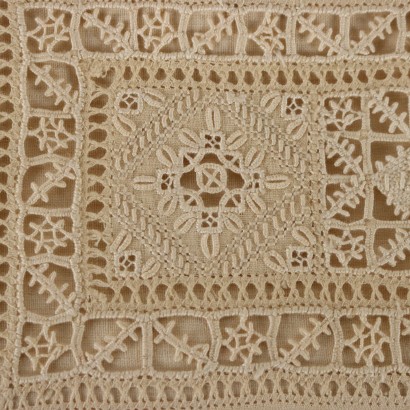 Drap Double avec 2 Taies d\'Oreiller Lin Italie XX Siècle