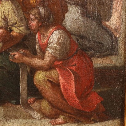 art, art italien, peinture italienne ancienne, Peinture avec la Nativité de Marie