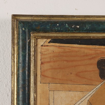 Stilleben Tempera auf Leinwand Korea XIX Jhd