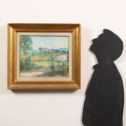 E. Pastorio Oil on Canvas Italy XX Century
