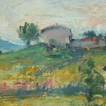 E. Pastorio Oil on Canvas Italy XX Century