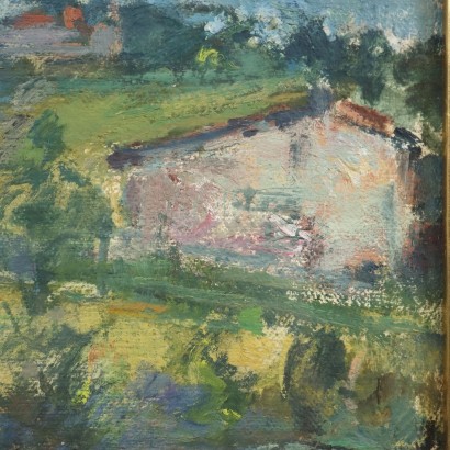 E. Pastorio Oil on Canvas Italy XX Century