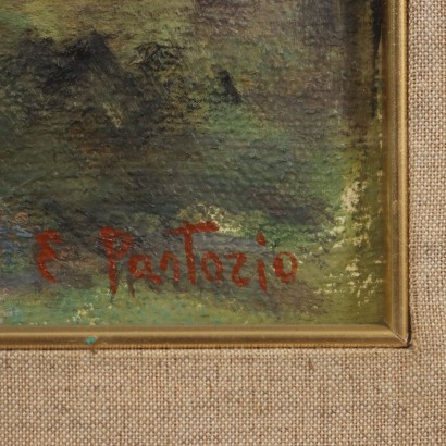 E. Pastorio Oil on Canvas Italy XX Century