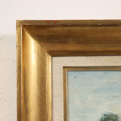 arte, arte italiana, pittura novecento italiana,Dipinto con Paesaggio Fluviale con Ezio%,Paesaggio con scorcio di fiume,Ezio Pastorio,Dipinto con Paesaggio Fluviale Ezio Past,Ezio Pastorio,Ezio Pastorio
