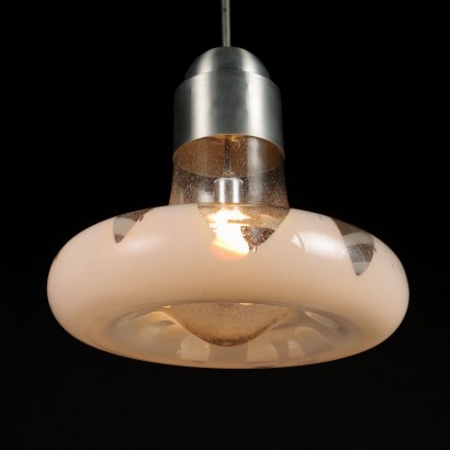 Deckenlampe Glas Italien 1970er Jahre