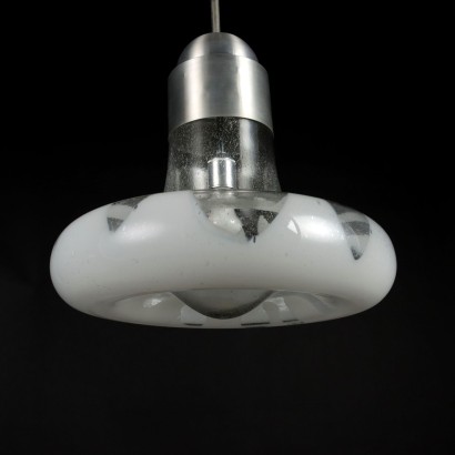 Deckenlampe Glas Italien 1970er Jahre