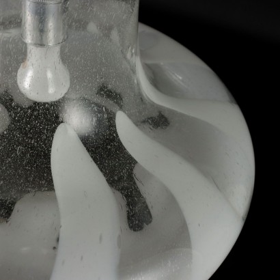 Deckenlampe Glas Italien 1970er Jahre
